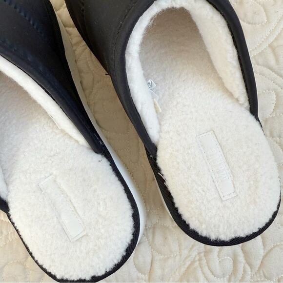 Anthropologie Maeve Puffy Platform Black Slippers Sz L - Picture 4 of 10